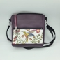 Preview: Gassitasche / Cross Bag / Hip Bag, Kolibris Aubergine